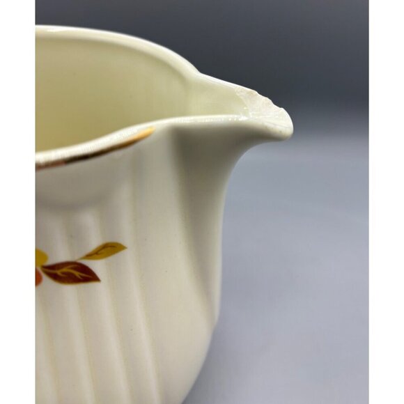 Vtg Halls Jewel  Floral Autumn Leaf Design‎ 6" Tall Ceramic - Picture 4 of 9